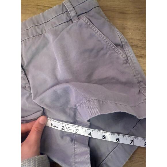 J Crew Chino Shorts Womens Gray Classic Preppy Neutral Cotton Small - Picture 9 of 9